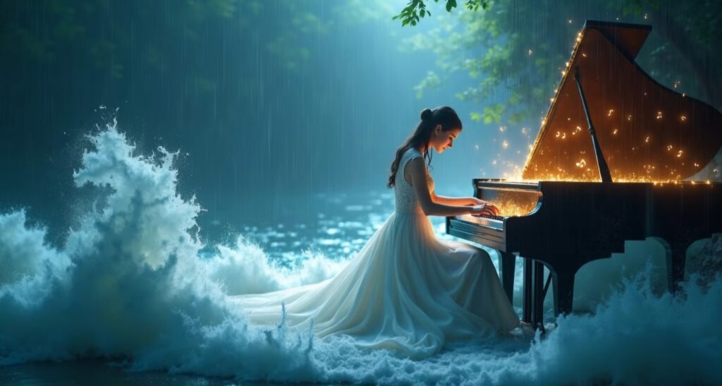 Rain Beyond the Melody is an instrumental journey where raindrops become notes and melodies fall like rain.