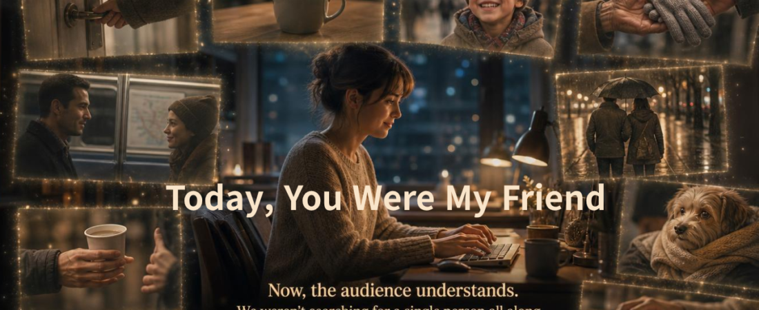 Today, You Were My Friend ㅣ The Quiet Presence We Sometimes Forget to See